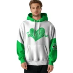 Marshall Thundering Herd Hoodie Custom Scribble Heart Green White Best Selling