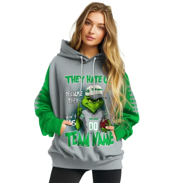 Marshall Thundering Herd Hoodie Customized Grinch Fierce Green High Quality