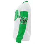 Marshall Thundering Herd Sweater Customized Heart Sketch Green White Best Selling