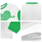 Marshall Thundering Herd Sweater Customized Heart Sketch Green White Best Selling