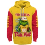 Maryland Terrapins Hoodie Personalized Grinch Fierce Red Best Selling