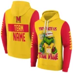 Maryland Terrapins Hoodie Personalized Grinch Fierce Red Best Selling