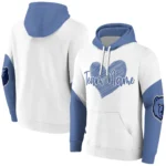 Memphis Grizzlies Hoodie Custom Scribble Heart Blue White Best Selling