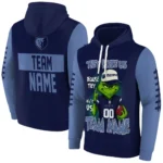 Memphis Grizzlies Hoodie Customized Grinch Fierce Blue Best Selling