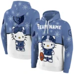 Memphis Grizzlies Hoodie Personalized Hello Kitty Blue Best Selling