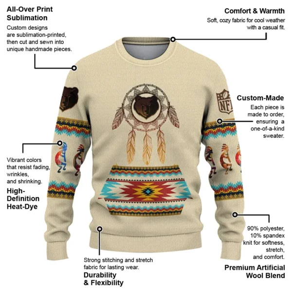 Memphis Grizzlies Sweater Custom Dreamcatcher Feathers New Arrival