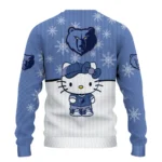 Memphis Grizzlies Sweater Customized Hello Kitty Blue Best Selling
