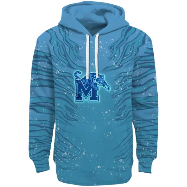Memphis Tigers Hoodie Custom Tiger Pattern Best Selling