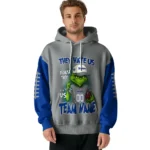 Memphis Tigers Hoodie Customized Grinch Fierce Blue Best Selling