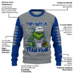 Memphis Tigers Sweater Custom Grinch Fierce Blue Best Selling