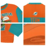 Miami Dolphins Sweater Customized Grinch Fierce Aqua Best Selling
