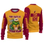 Miami Heat Sweater Personalized Grinch Fierce Red Best Selling