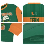 Miami Hurricanes Sweater Customized Grinch Fierce Orange Best Selling