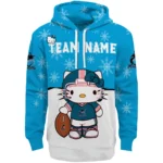 Miami Marlins Hoodie Custom Hello Kitty Blue Best Selling