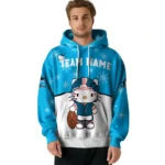 Miami Marlins Hoodie Custom Hello Kitty Blue Best Selling