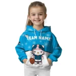 Miami Marlins Hoodie Custom Hello Kitty Blue Best Selling
