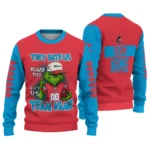 Miami Marlins Sweater Customized Grinch Fierce Blue Best Selling