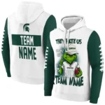Michigan State Spartans Hoodie Custom Grinch Fierce Green Best Selling