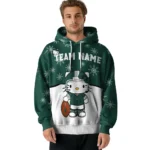 Michigan State Spartans Hoodie Customized Hello Kitty Green Best Selling