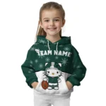 Michigan State Spartans Hoodie Customized Hello Kitty Green Best Selling