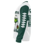 Michigan State Spartans Sweater Personalized Grinch Fierce Green Best Selling
