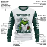 Michigan State Spartans Sweater Personalized Grinch Fierce Green Best Selling
