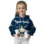 Michigan Wolverines Hoodie Personalized Hello Kitty Blue Best Selling