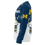 Michigan Wolverines Sweater Customized Hello Kitty Blue Best Selling