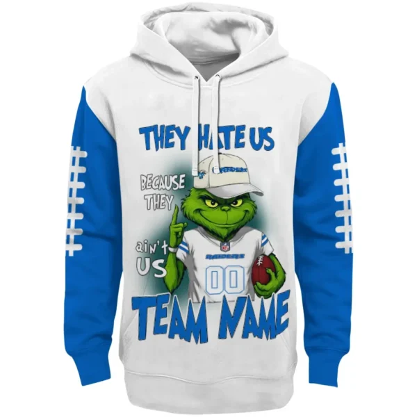 Middle Tennessee Blue Raiders Hoodie Customized Grinch Fierce Blue Best Selling
