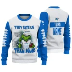 Middle Tennessee Blue Raiders Sweater Custom Grinch Fierce Blue Best Selling