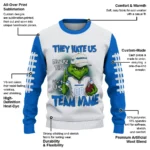 Middle Tennessee Blue Raiders Sweater Custom Grinch Fierce Blue Best Selling