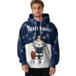 Milwaukee Brewers Hoodie Customized Hello Kitty Navy Blue Best Selling