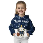 Milwaukee Brewers Hoodie Customized Hello Kitty Navy Blue Best Selling