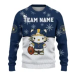 Milwaukee Brewers Sweater Custom Hello Kitty Navy Blue Best Selling