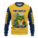 Milwaukee Brewers Sweater Personalized Grinch Fierce Navy Blue Best Selling