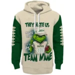 Milwaukee Bucks Hoodie Personalized Grinch Fierce Green Best Selling