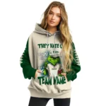 Milwaukee Bucks Hoodie Personalized Grinch Fierce Green Best Selling
