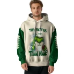 Milwaukee Bucks Hoodie Personalized Grinch Fierce Green Best Selling