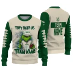 Milwaukee Bucks Sweater Customized Grinch Fierce Green Best Selling