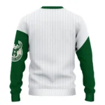 Milwaukee Bucks Sweater Personalized Heart Sketch Green White Best Selling