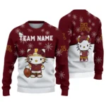Minnesota Golden Gophers Sweater Personalized Hello Kitty Maroon Best Selling