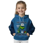 Minnesota Timberwolves Hoodie Custom Grinch Fierce Midnight Blue Best Selling
