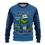 Minnesota Timberwolves Sweater Personalized Grinch Fierce Midnight Blue Best Selling