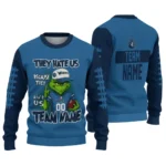 Minnesota Timberwolves Sweater Personalized Grinch Fierce Midnight Blue Best Selling