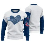 Minnesota Twins Sweater Customized Heart Sketch Navy White Best Selling