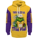 Minnesota Vikings Hoodie Custom Grinch Fierce Purple Best Selling