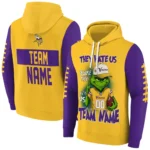 Minnesota Vikings Hoodie Custom Grinch Fierce Purple Best Selling