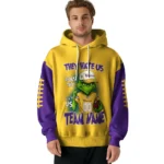 Minnesota Vikings Hoodie Custom Grinch Fierce Purple Best Selling