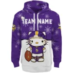 Minnesota Vikings Hoodie Customized Hello Kitty Purple Best Selling