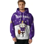 Minnesota Vikings Hoodie Customized Hello Kitty Purple Best Selling